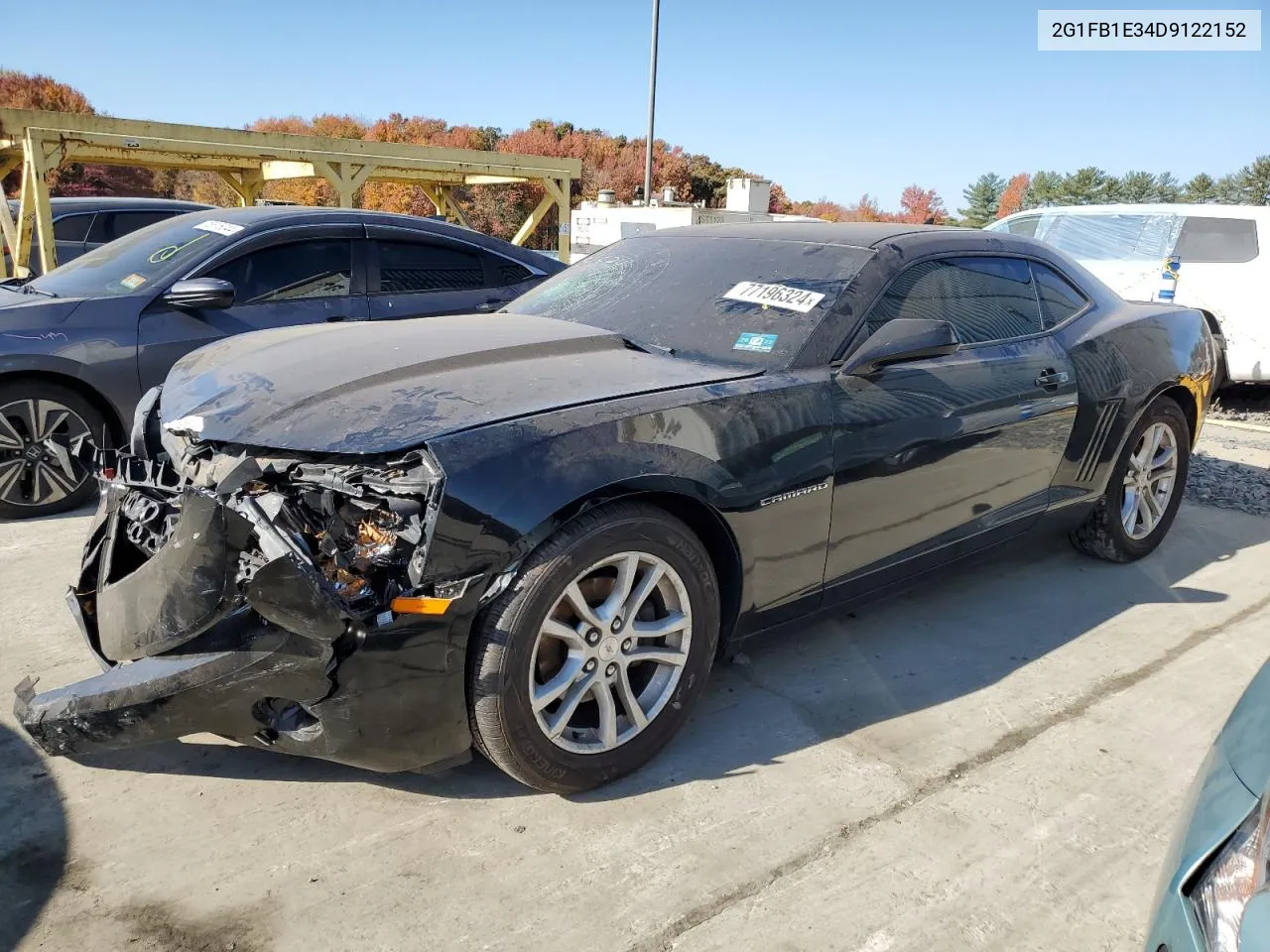 2013 Chevrolet Camaro Lt VIN: 2G1FB1E34D9122152 Lot: 77196324