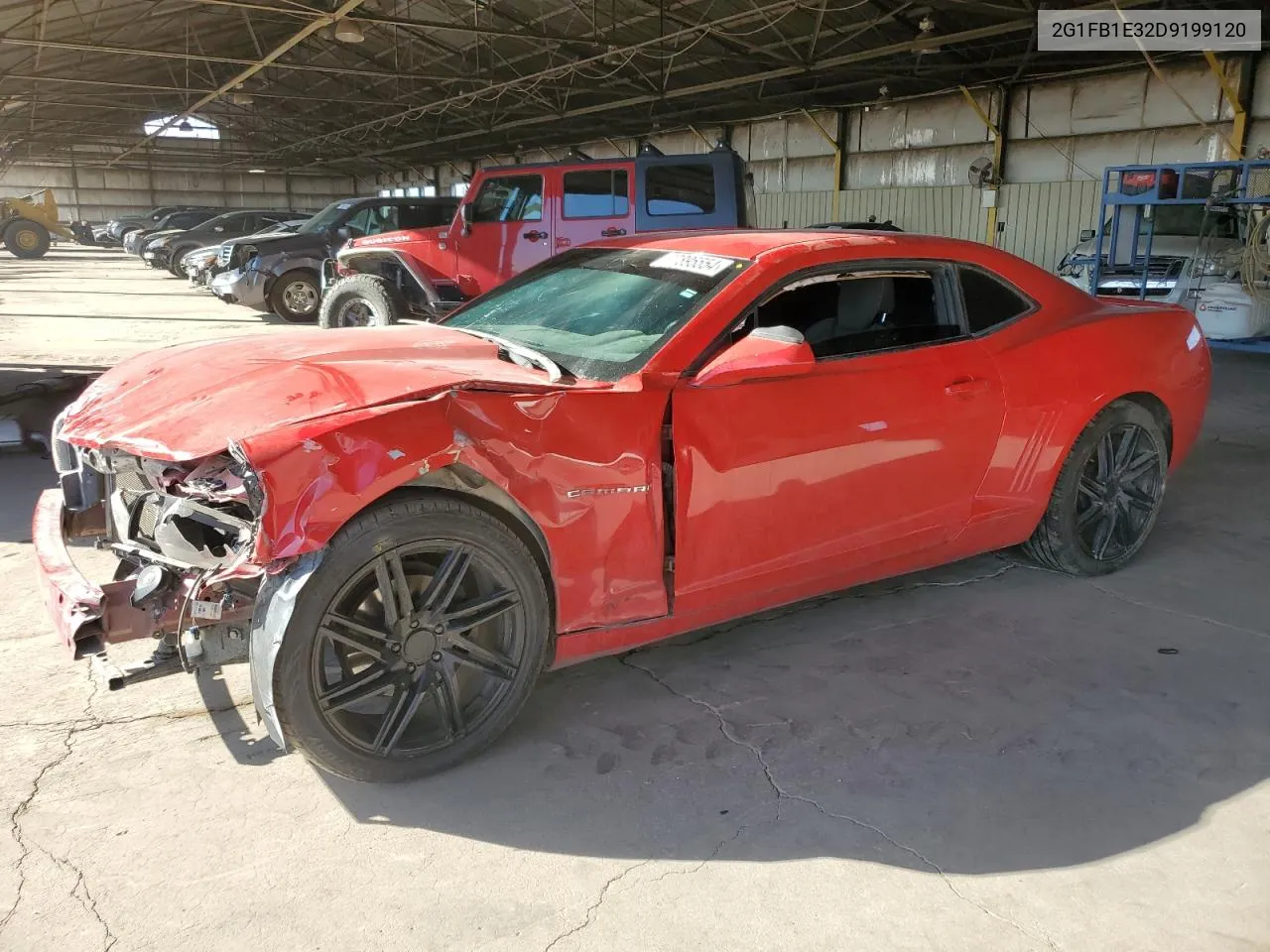 2013 Chevrolet Camaro Lt VIN: 2G1FB1E32D9199120 Lot: 77895554