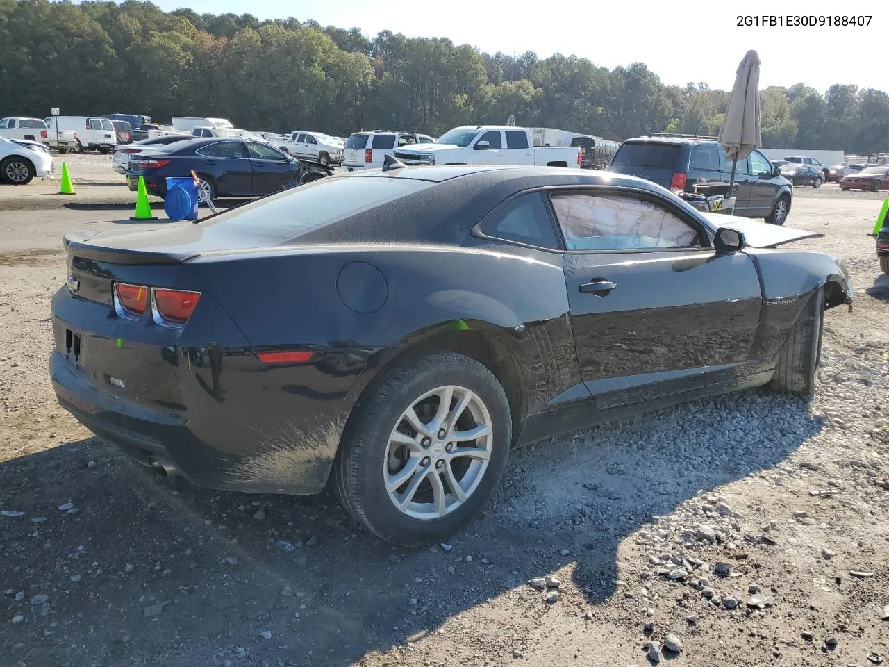 2013 Chevrolet Camaro Lt VIN: 2G1FB1E30D9188407 Lot: 78026614