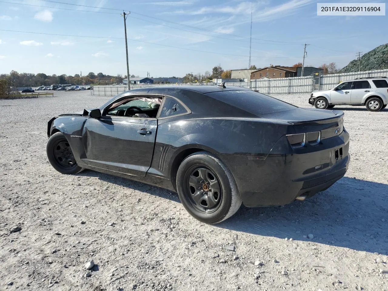 2013 Chevrolet Camaro Ls VIN: 2G1FA1E32D9116904 Lot: 78305314