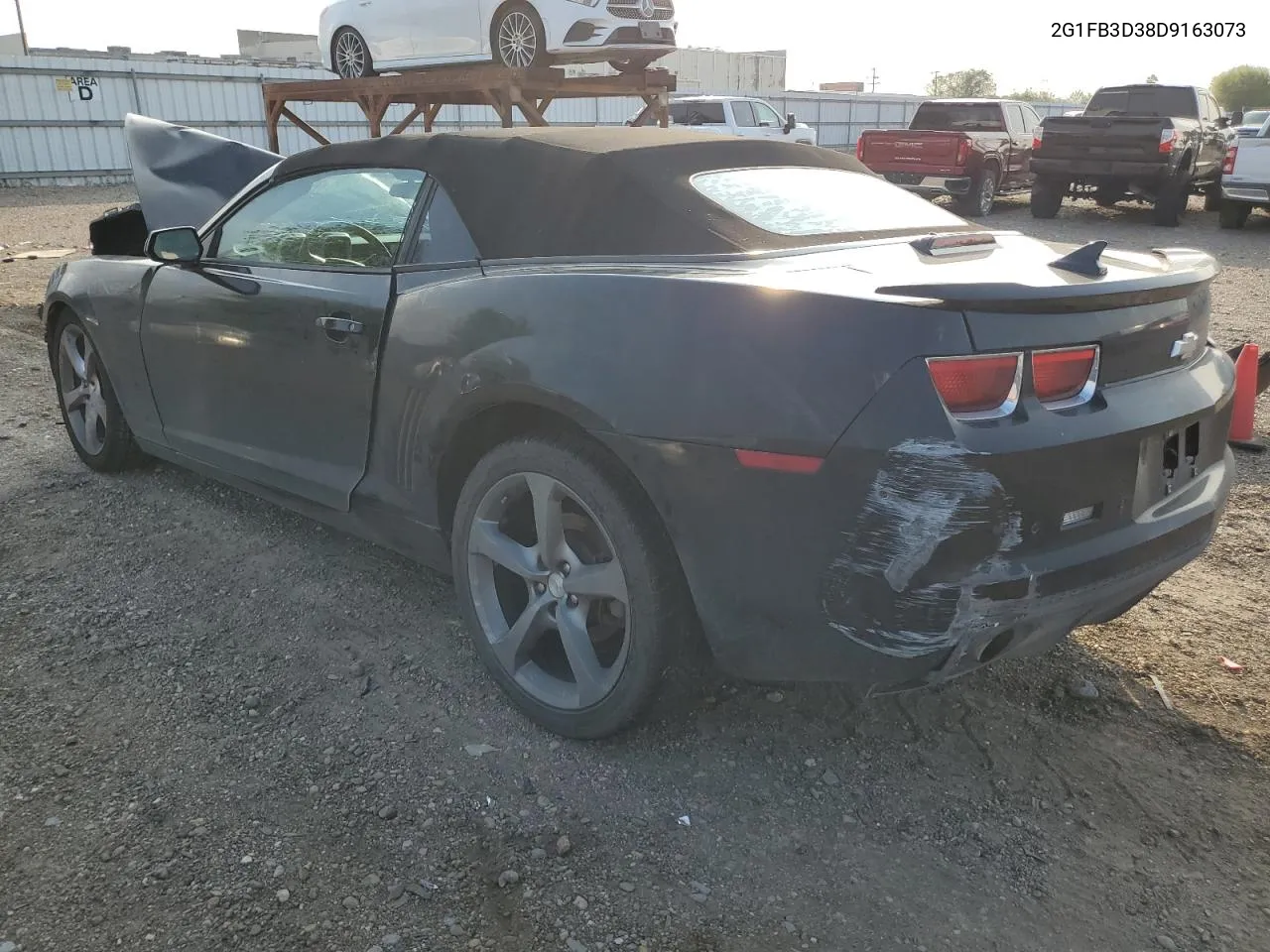 2013 Chevrolet Camaro Lt VIN: 2G1FB3D38D9163073 Lot: 79762834