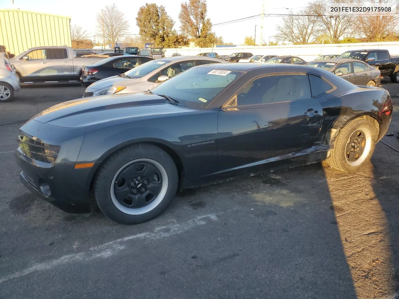 2013 Chevrolet Camaro Ls VIN: 2G1FE1E32D9175908 Lot: 80273834