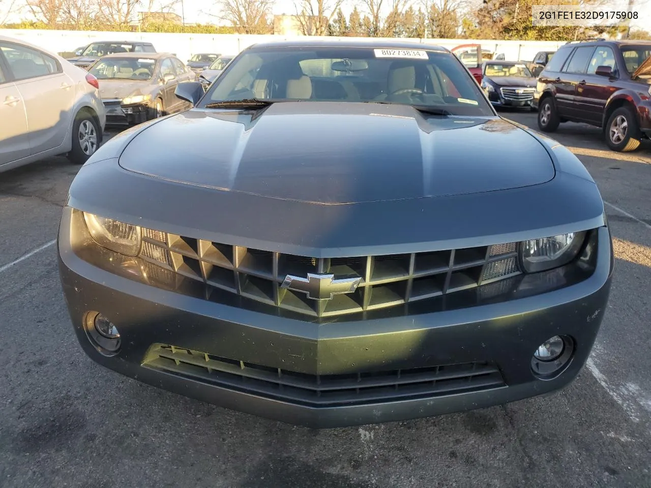 2013 Chevrolet Camaro Ls VIN: 2G1FE1E32D9175908 Lot: 80273834