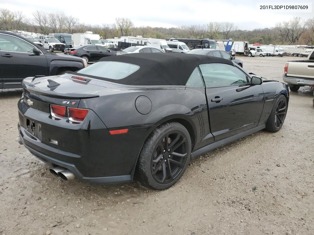 2013 Chevrolet Camaro Zl1 VIN: 2G1FL3DP1D9807609 Lot: 80640224