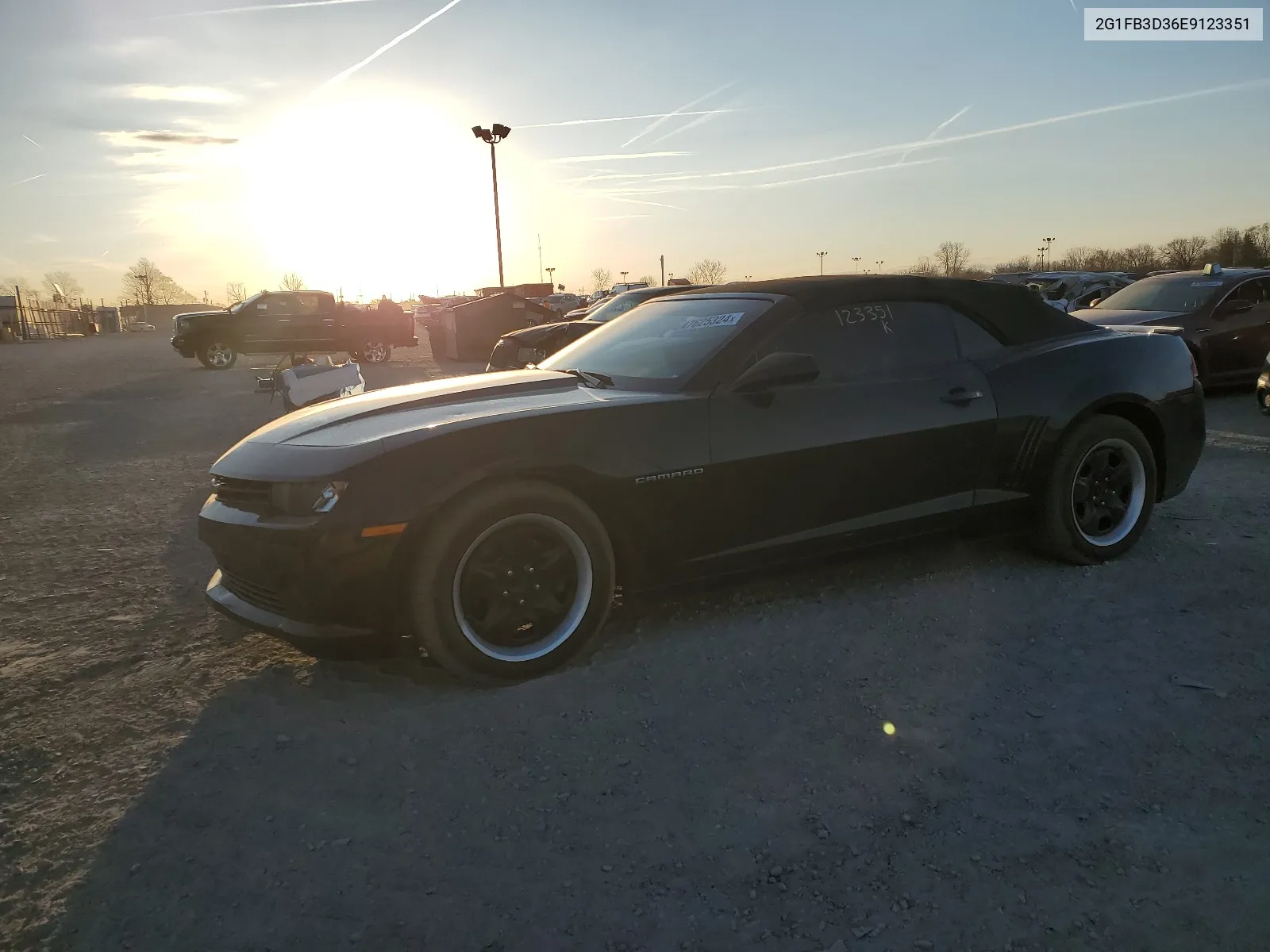 2G1FB3D36E9123351 2014 Chevrolet Camaro Lt