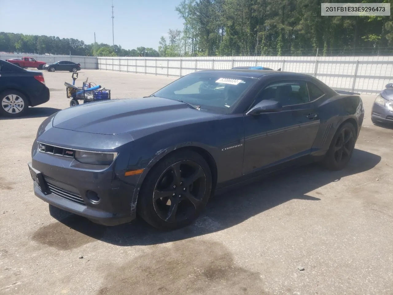 2014 Chevrolet Camaro Lt VIN: 2G1FB1E33E9296473 Lot: 52086834