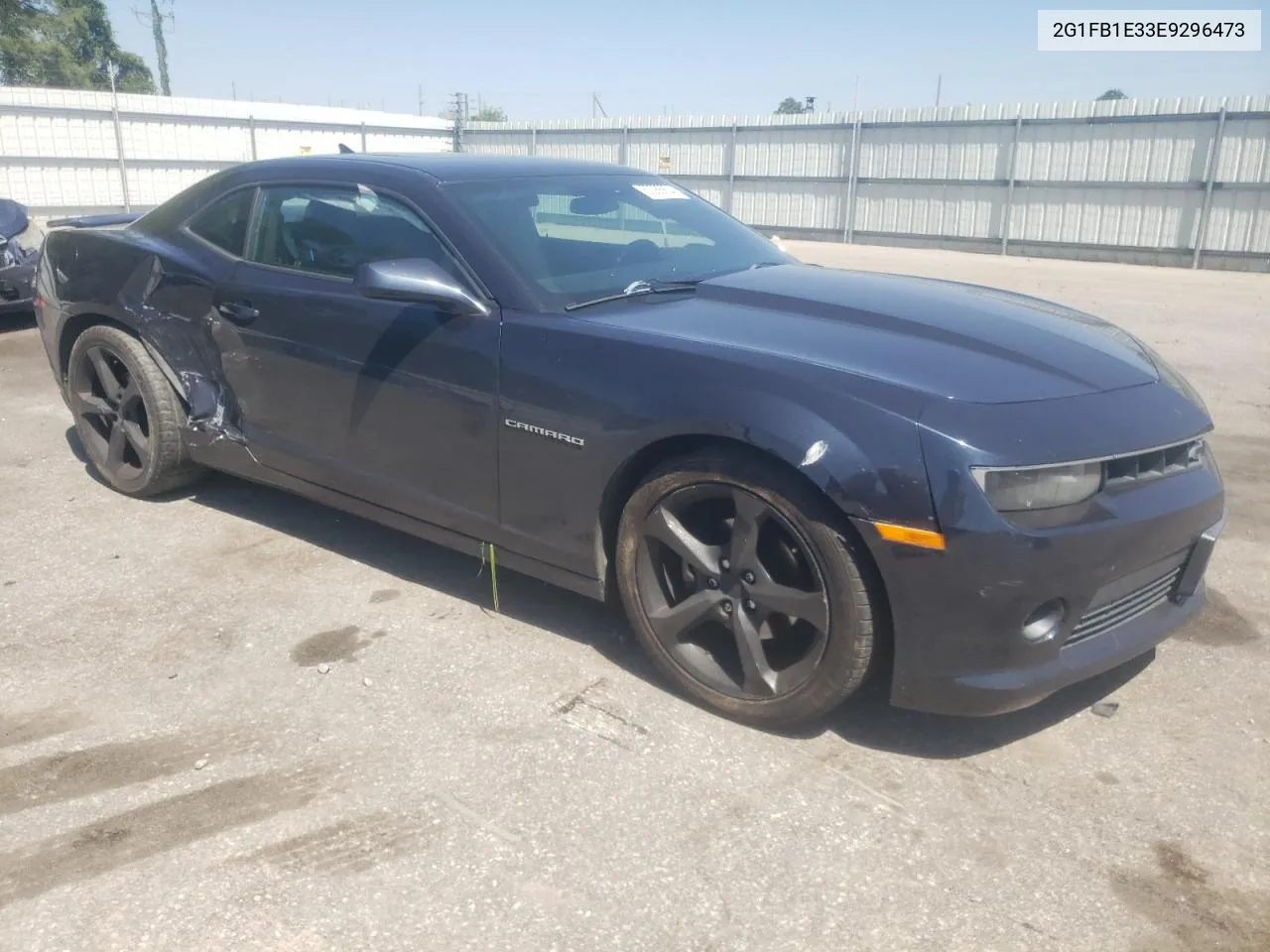 2014 Chevrolet Camaro Lt VIN: 2G1FB1E33E9296473 Lot: 52086834