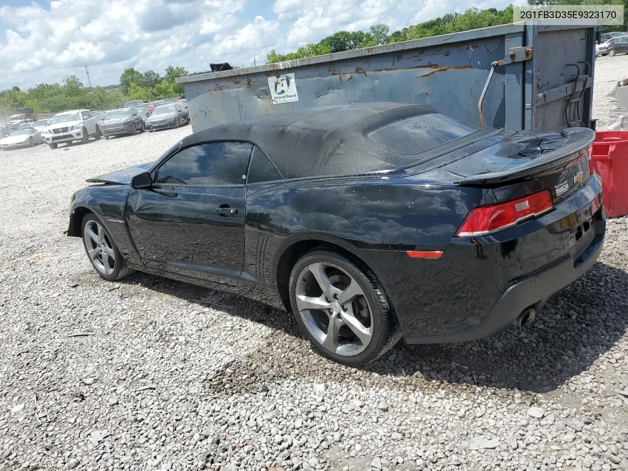 2014 Chevrolet Camaro Lt VIN: 2G1FB3D35E9323170 Lot: 53866394