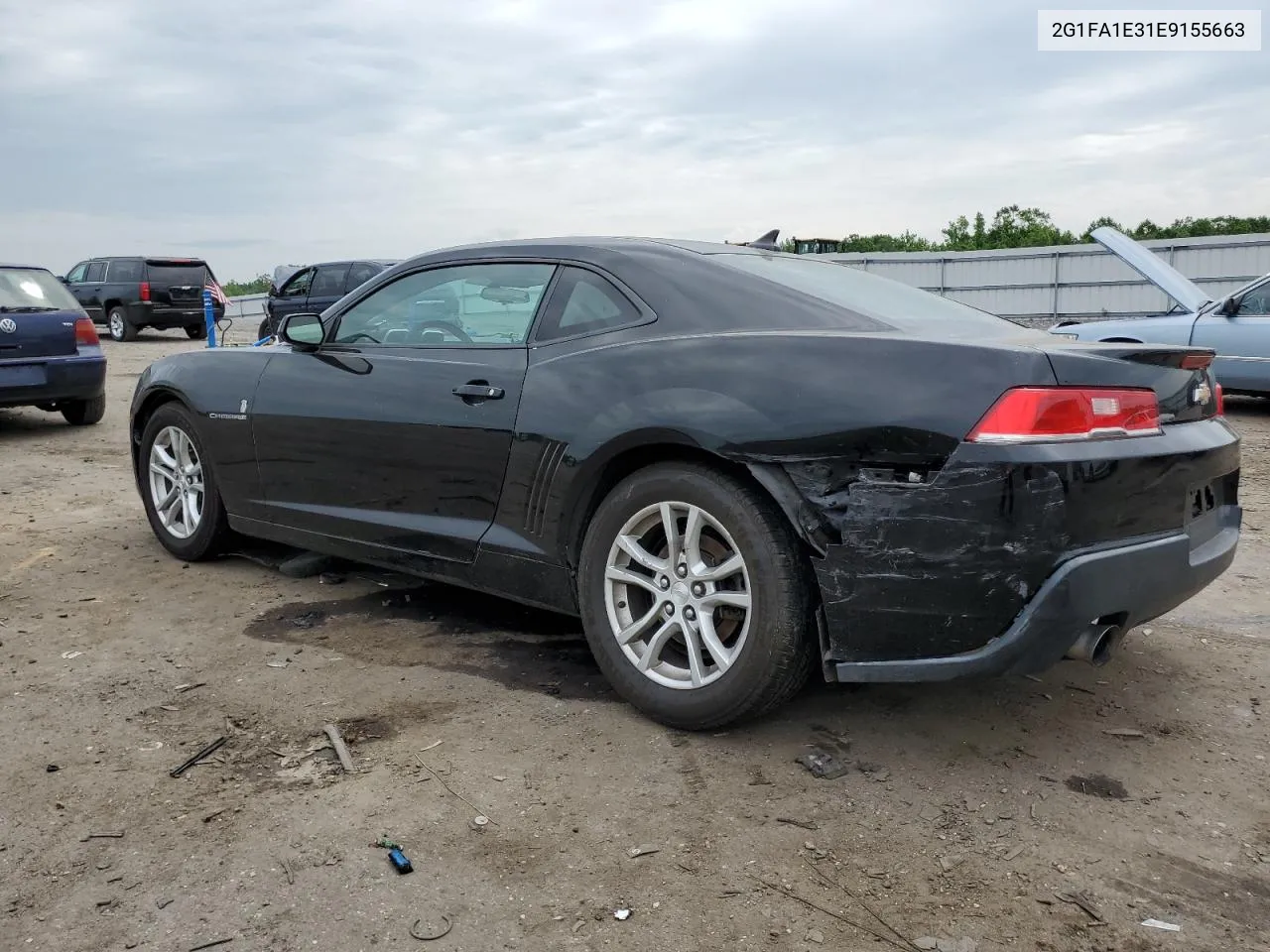 2014 Chevrolet Camaro Ls VIN: 2G1FA1E31E9155663 Lot: 55928374