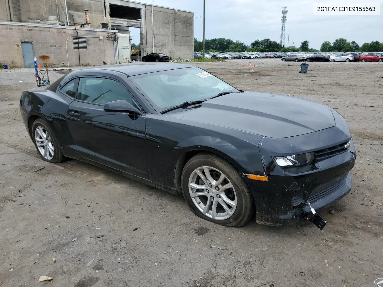 2014 Chevrolet Camaro Ls VIN: 2G1FA1E31E9155663 Lot: 55928374