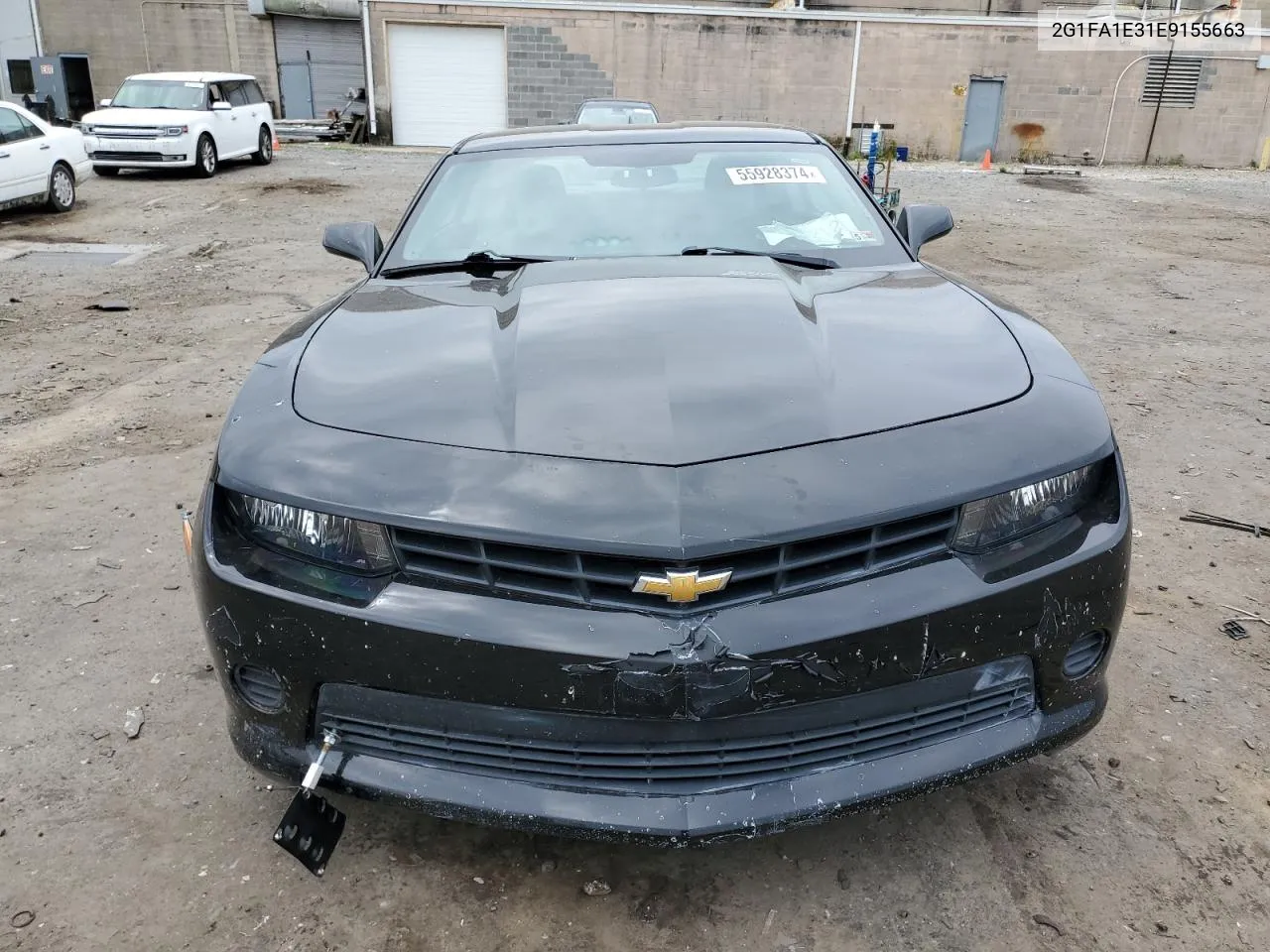 2014 Chevrolet Camaro Ls VIN: 2G1FA1E31E9155663 Lot: 55928374