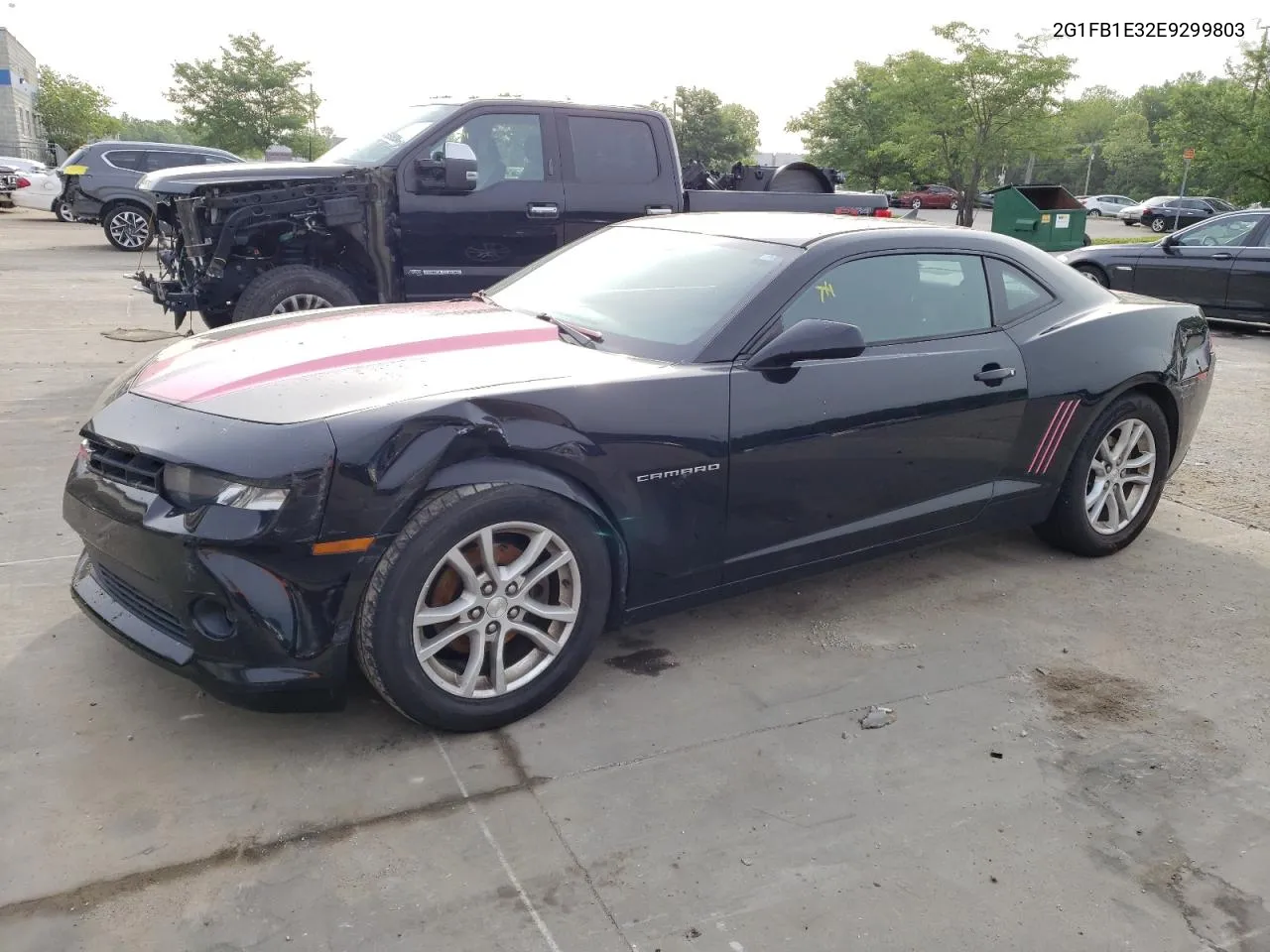 2014 Chevrolet Camaro Lt VIN: 2G1FB1E32E9299803 Lot: 57031694