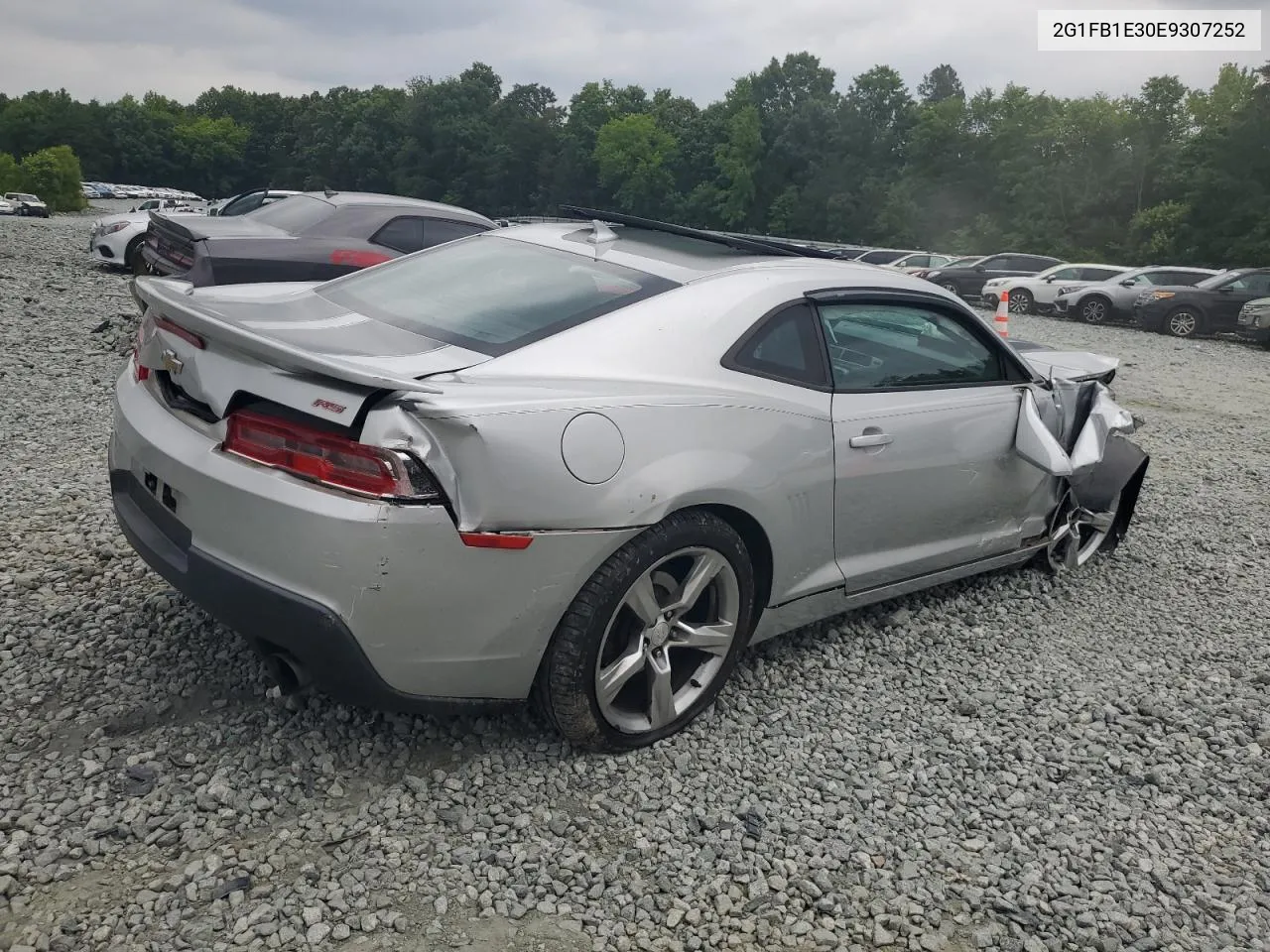 2014 Chevrolet Camaro Lt VIN: 2G1FB1E30E9307252 Lot: 57579364