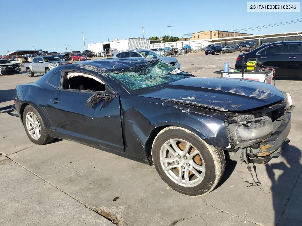 2014 Chevrolet Camaro Ls VIN: 2G1FA1E33E9182346 Lot: 57930864