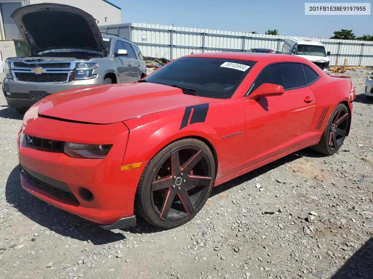 2014 Chevrolet Camaro Lt VIN: 2G1FB1E38E9197955 Lot: 58145944