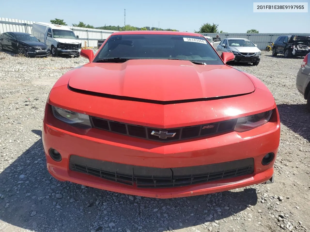 2014 Chevrolet Camaro Lt VIN: 2G1FB1E38E9197955 Lot: 58145944