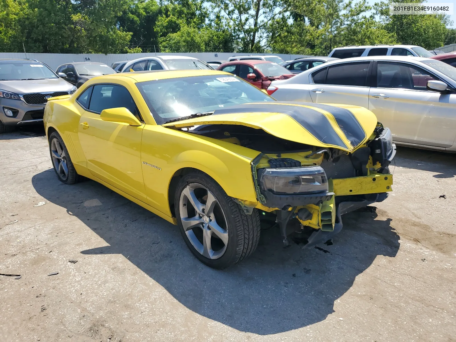 2014 Chevrolet Camaro Lt VIN: 2G1FB1E34E9160482 Lot: 59049554