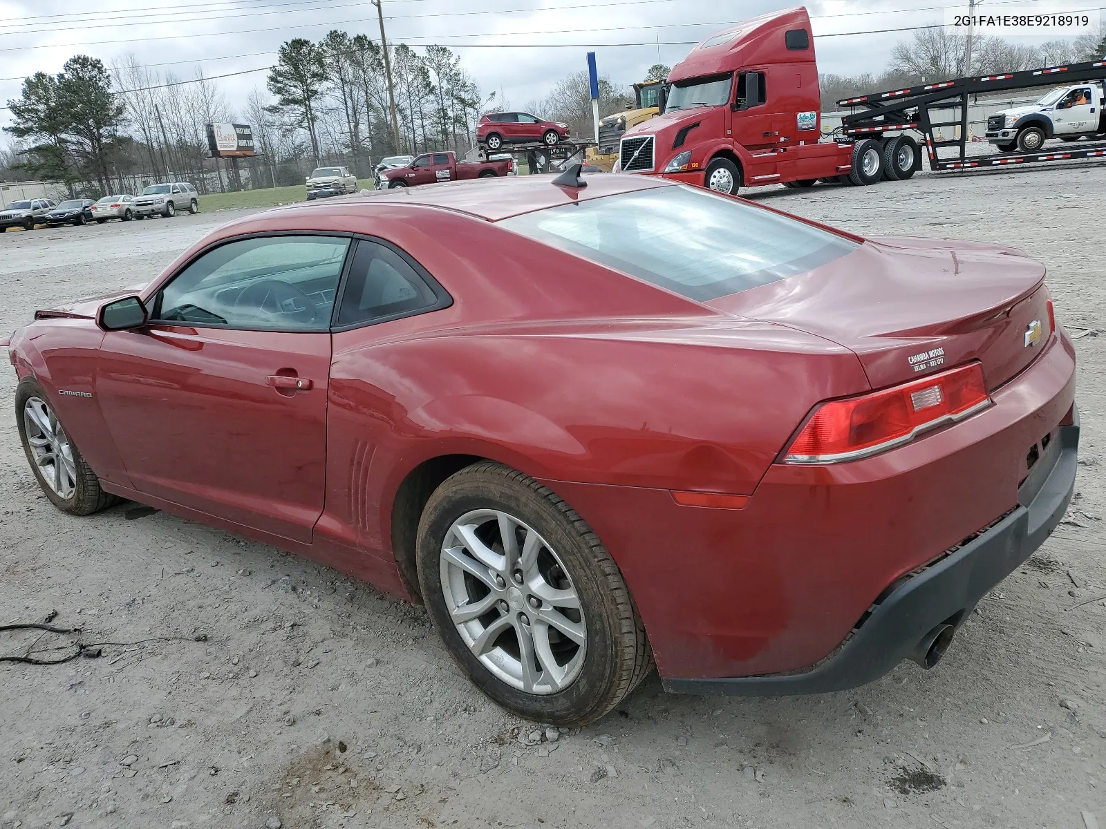 2014 Chevrolet Camaro Ls VIN: 2G1FA1E38E9218919 Lot: 59631314