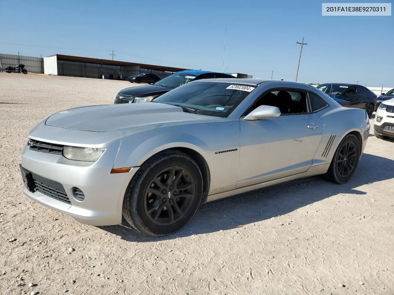 2014 Chevrolet Camaro Ls VIN: 2G1FA1E38E9270311 Lot: 62802004