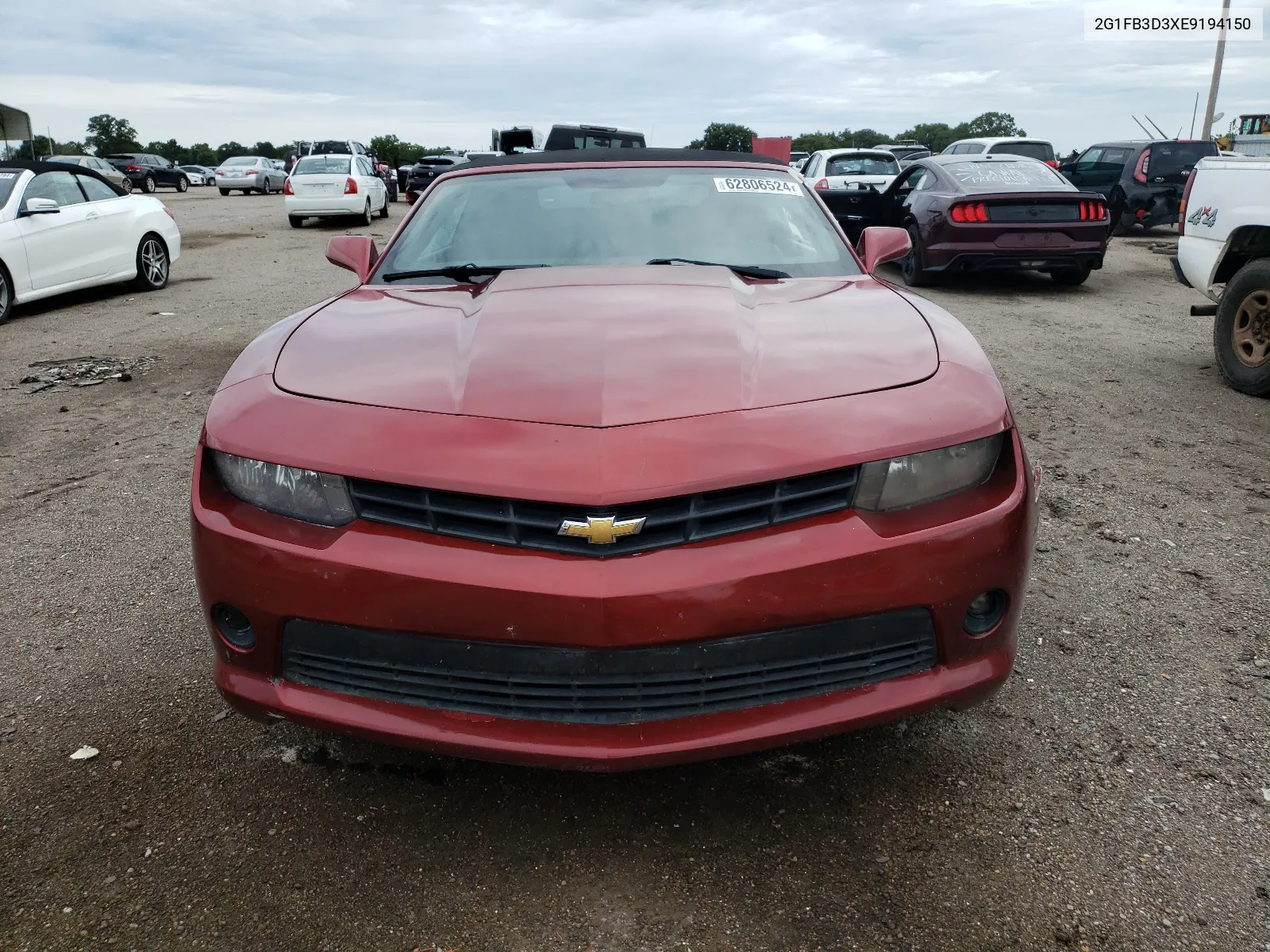 2G1FB3D3XE9194150 2014 Chevrolet Camaro Lt