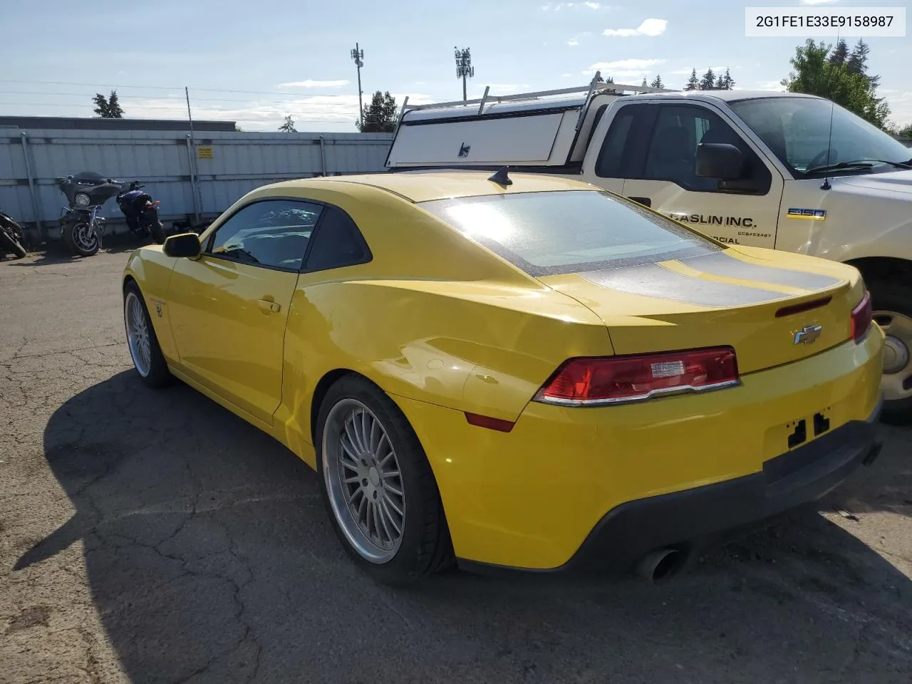 2014 Chevrolet Camaro Ls VIN: 2G1FE1E33E9158987 Lot: 63149614