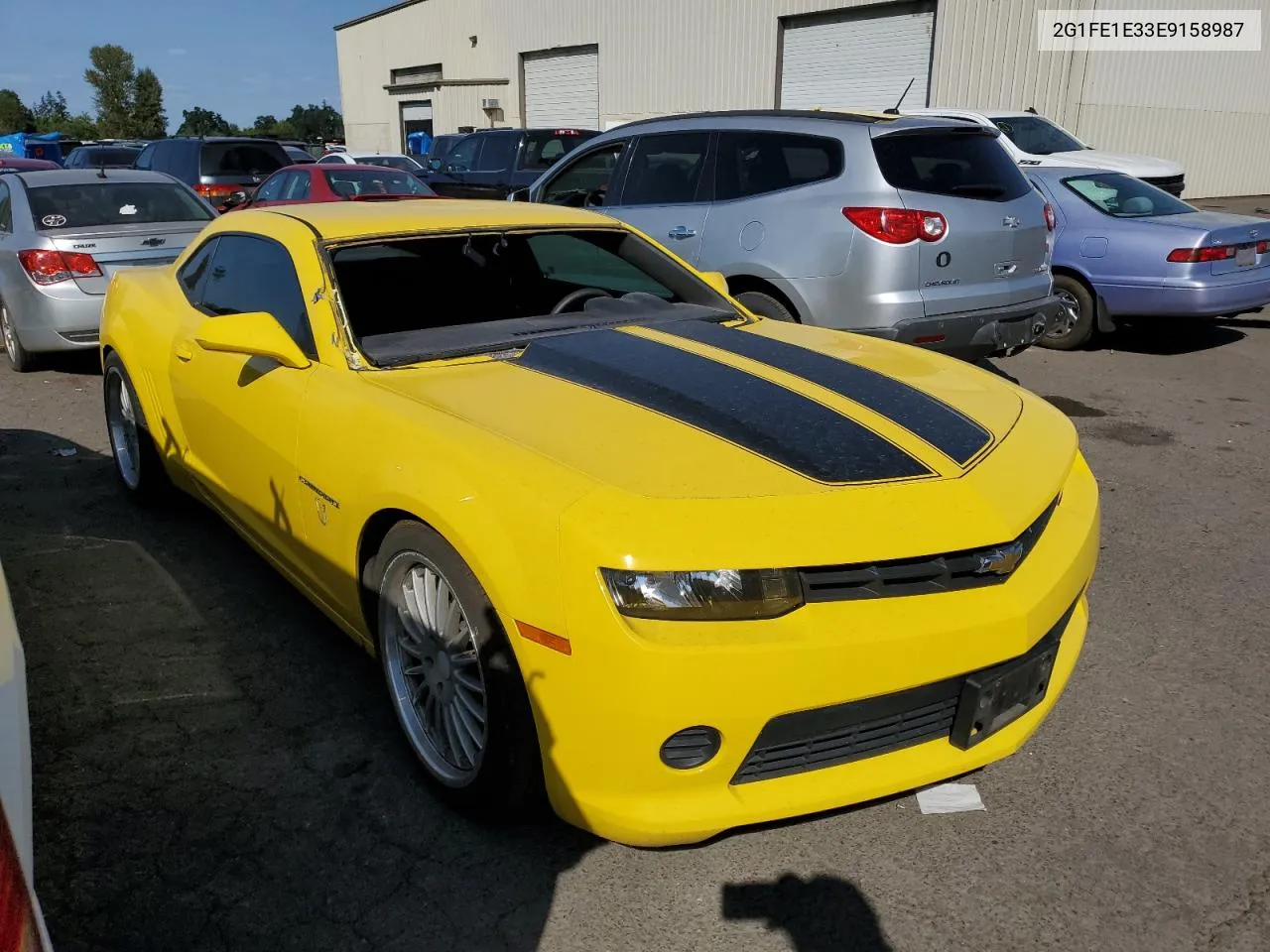 2014 Chevrolet Camaro Ls VIN: 2G1FE1E33E9158987 Lot: 63149614