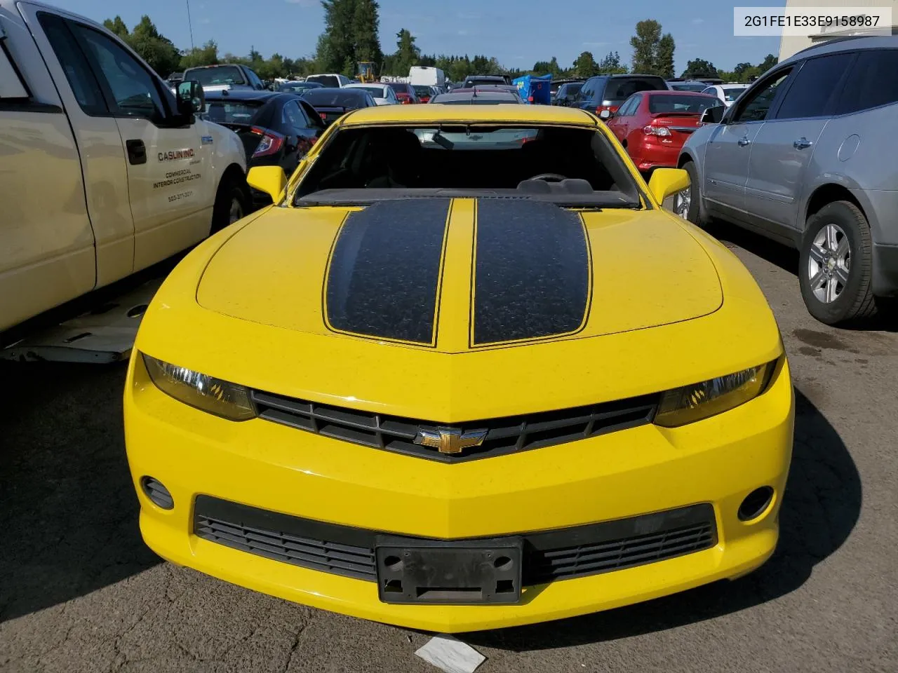 2G1FE1E33E9158987 2014 Chevrolet Camaro Ls