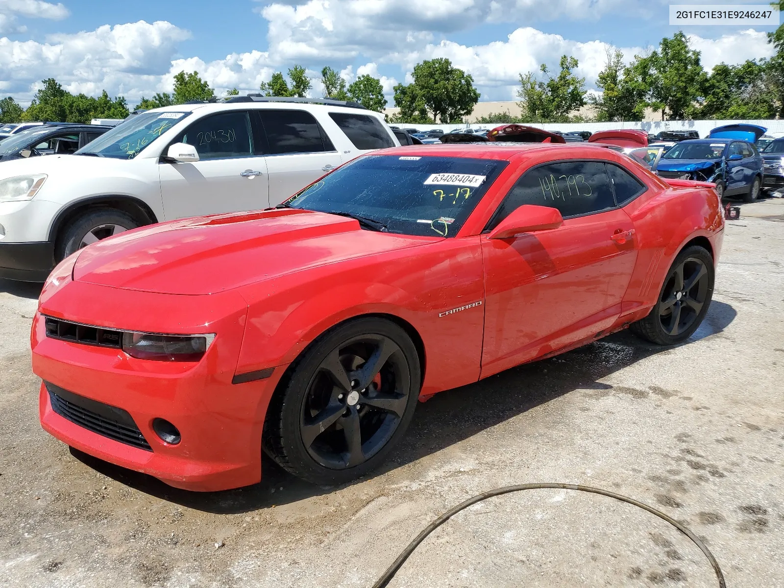 2014 Chevrolet Camaro Lt VIN: 2G1FC1E31E9246247 Lot: 63488404