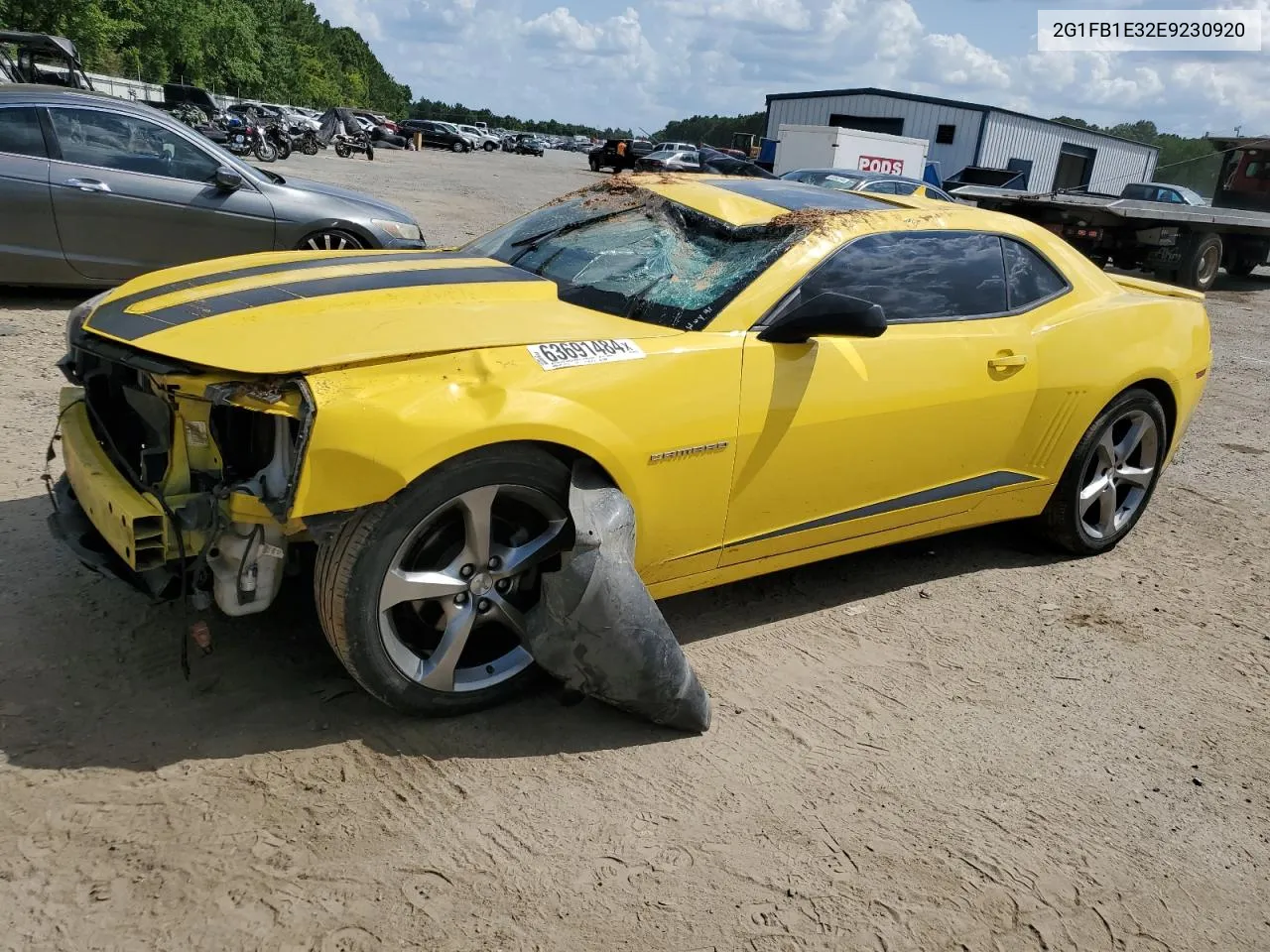 2014 Chevrolet Camaro Lt VIN: 2G1FB1E32E9230920 Lot: 63691484