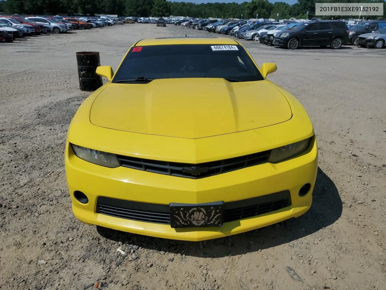 2G1FB1E3XE9152192 2014 Chevrolet Camaro Lt