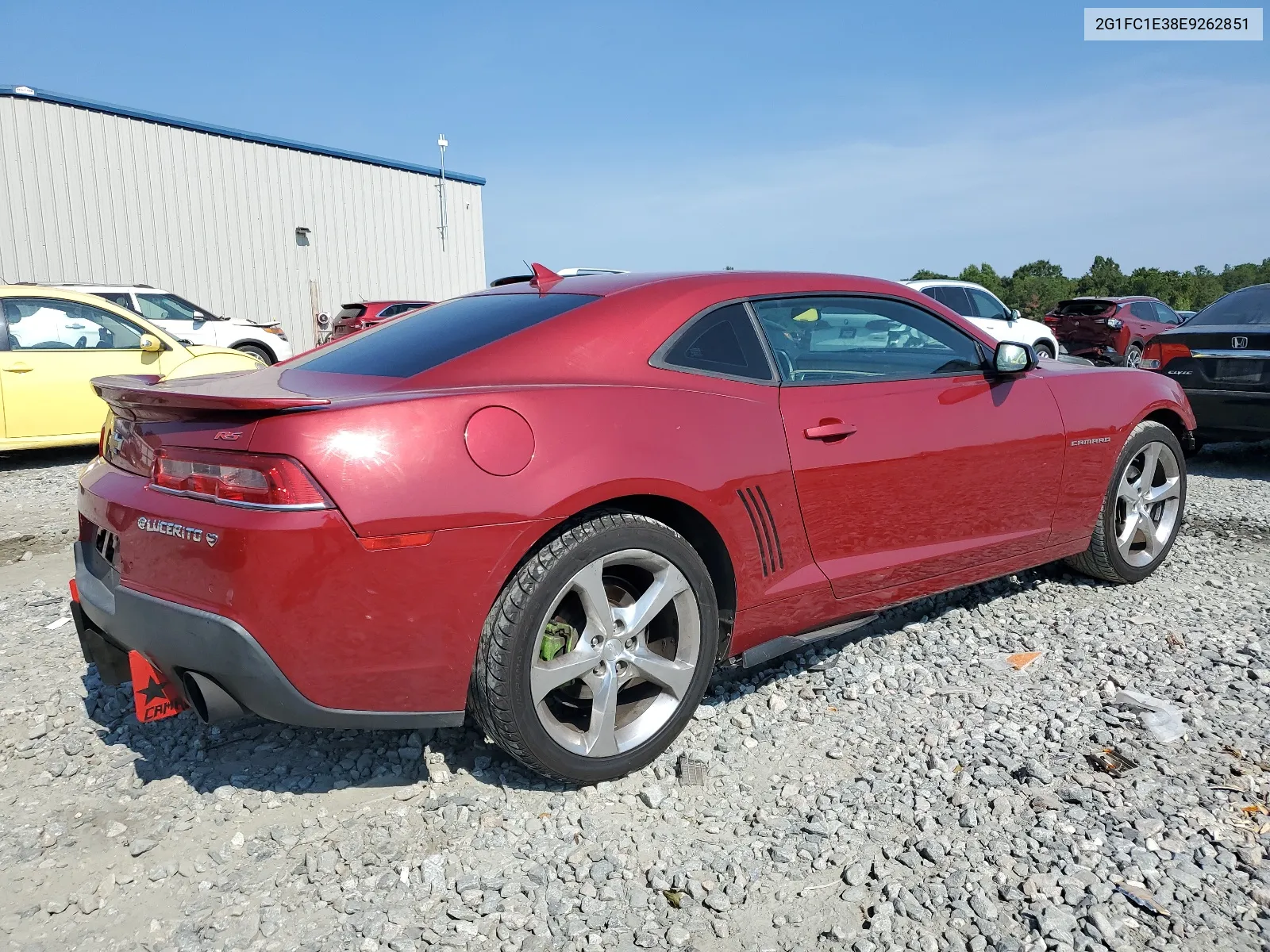 2G1FC1E38E9262851 2014 Chevrolet Camaro Lt