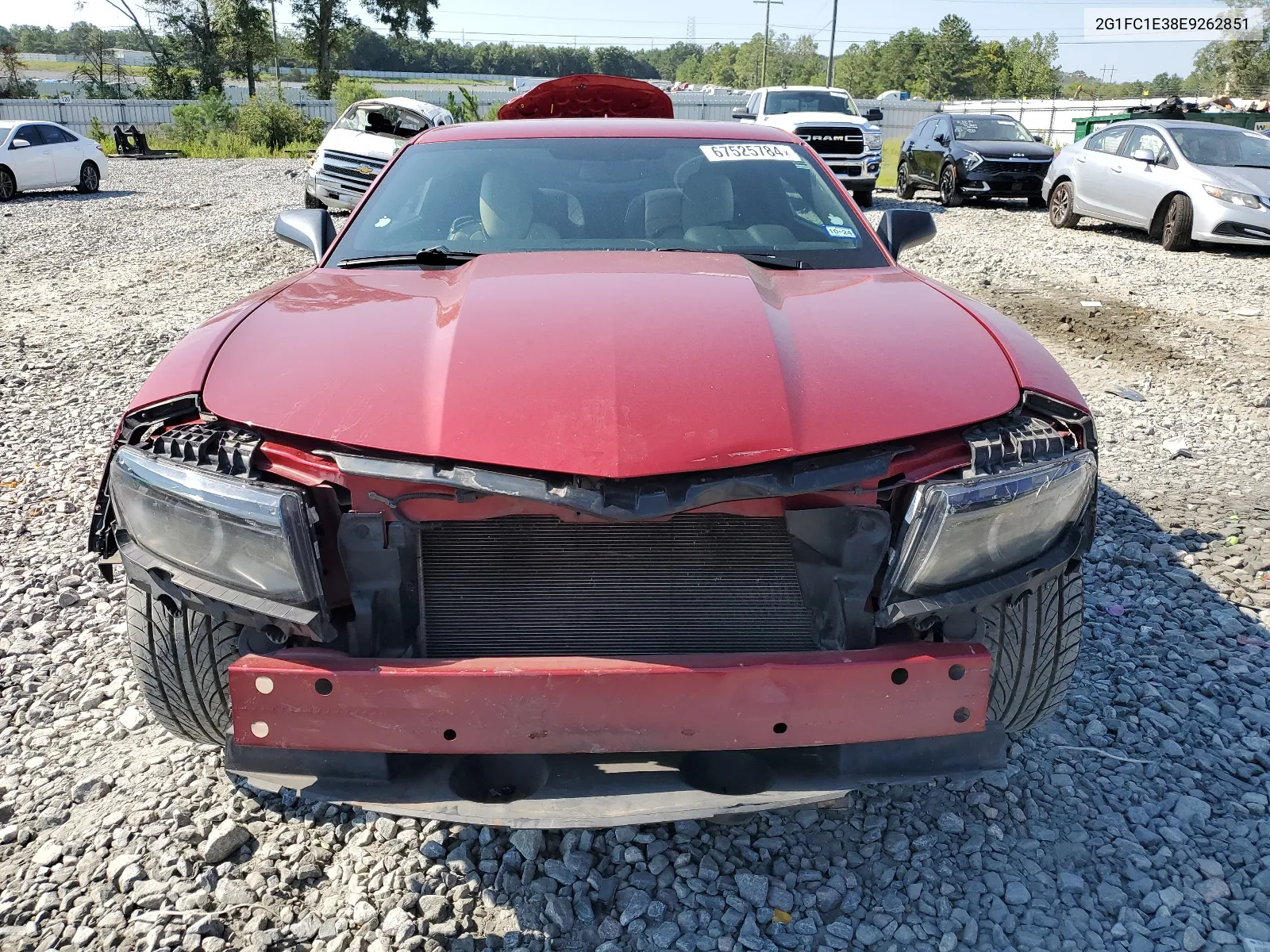 2G1FC1E38E9262851 2014 Chevrolet Camaro Lt