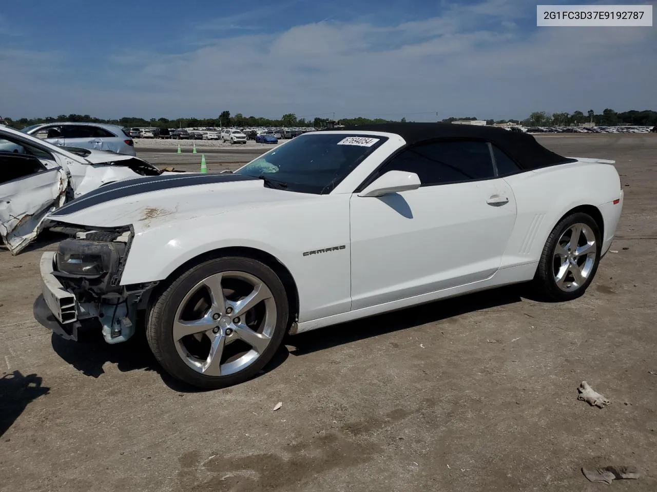 2014 Chevrolet Camaro Lt VIN: 2G1FC3D37E9192787 Lot: 67694054