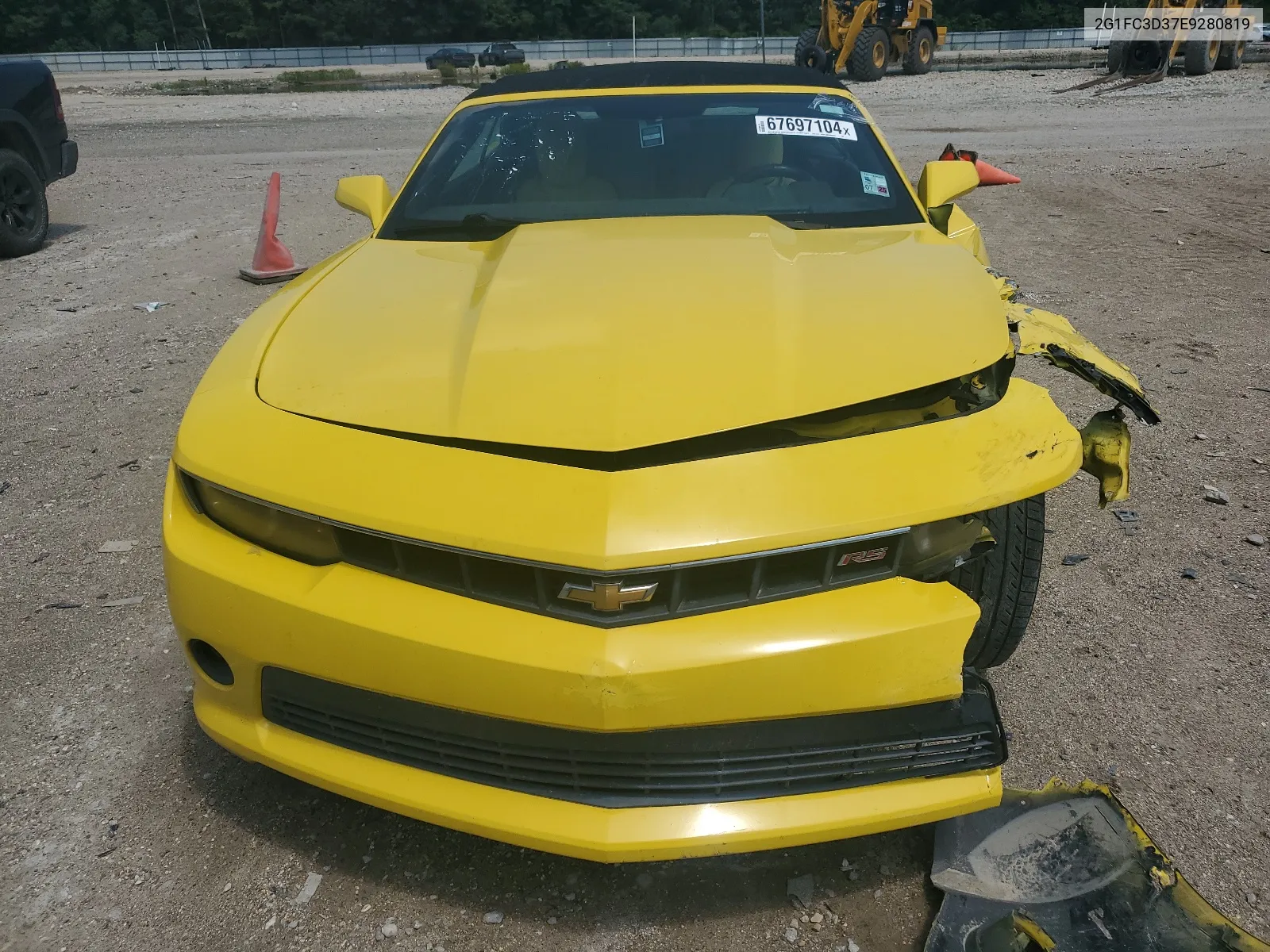 2G1FC3D37E9280819 2014 Chevrolet Camaro Lt