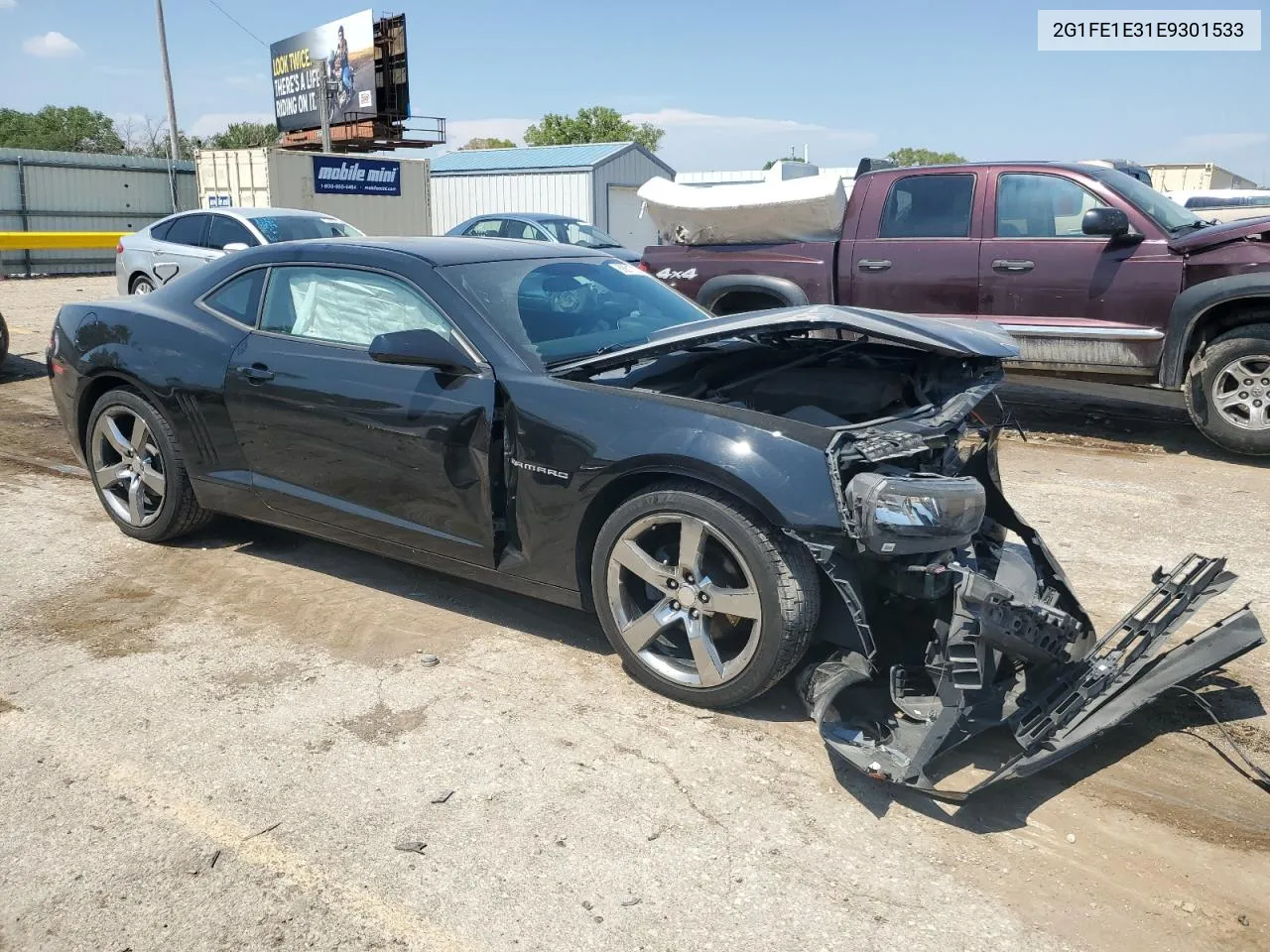 2014 Chevrolet Camaro Ls VIN: 2G1FE1E31E9301533 Lot: 68817334