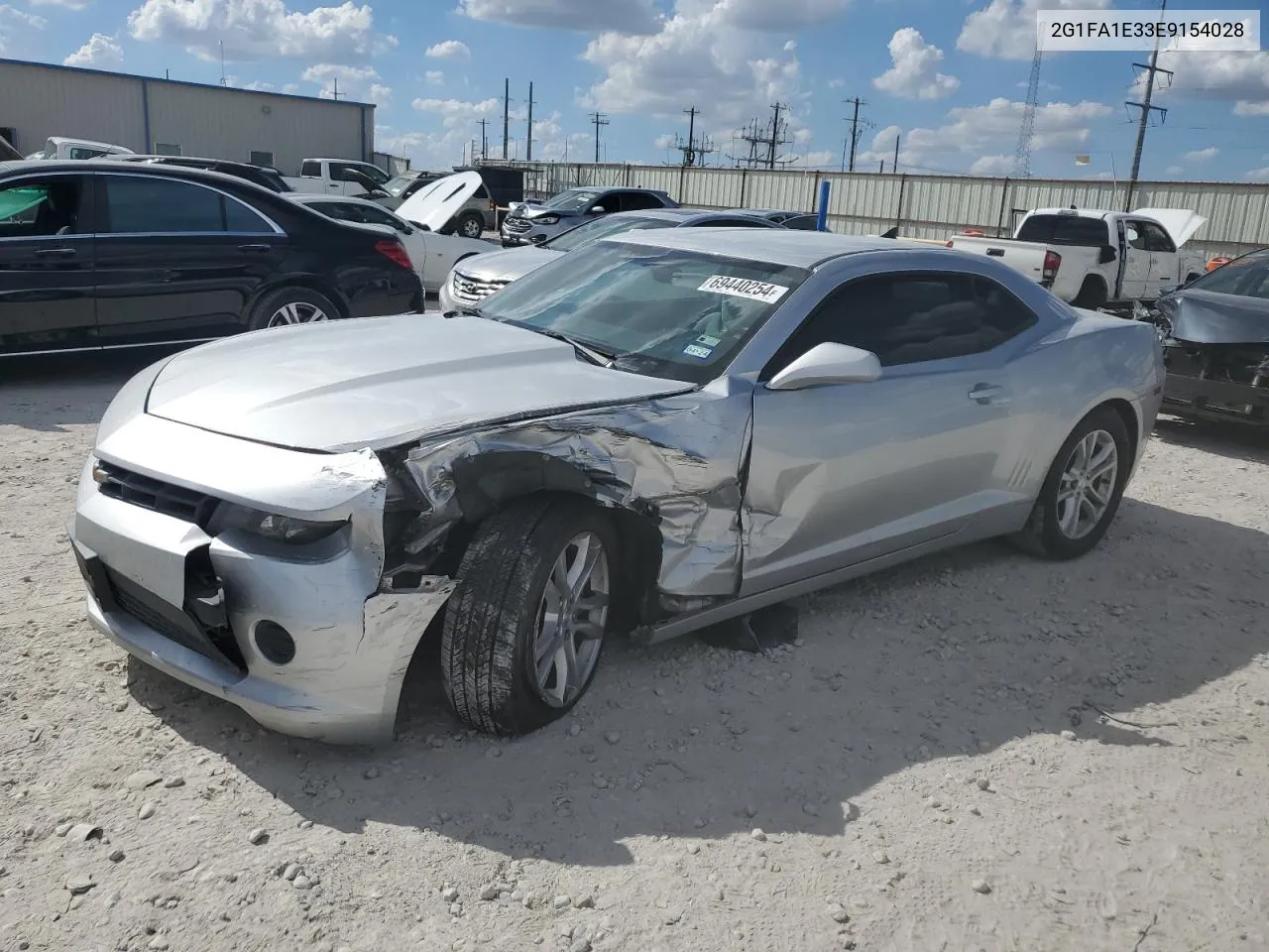 2014 Chevrolet Camaro Ls VIN: 2G1FA1E33E9154028 Lot: 69440254