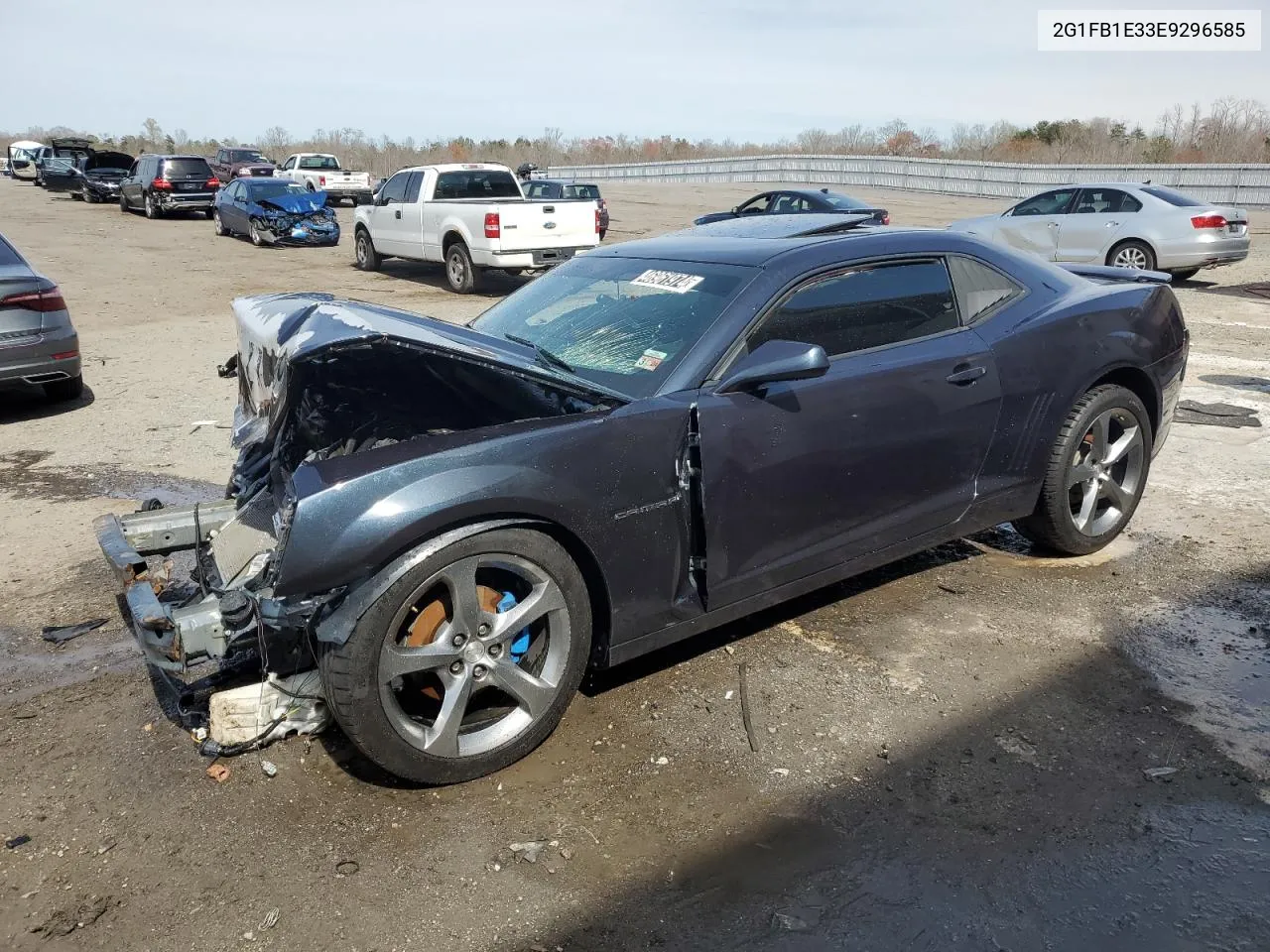 2G1FB1E33E9296585 2014 Chevrolet Camaro Lt