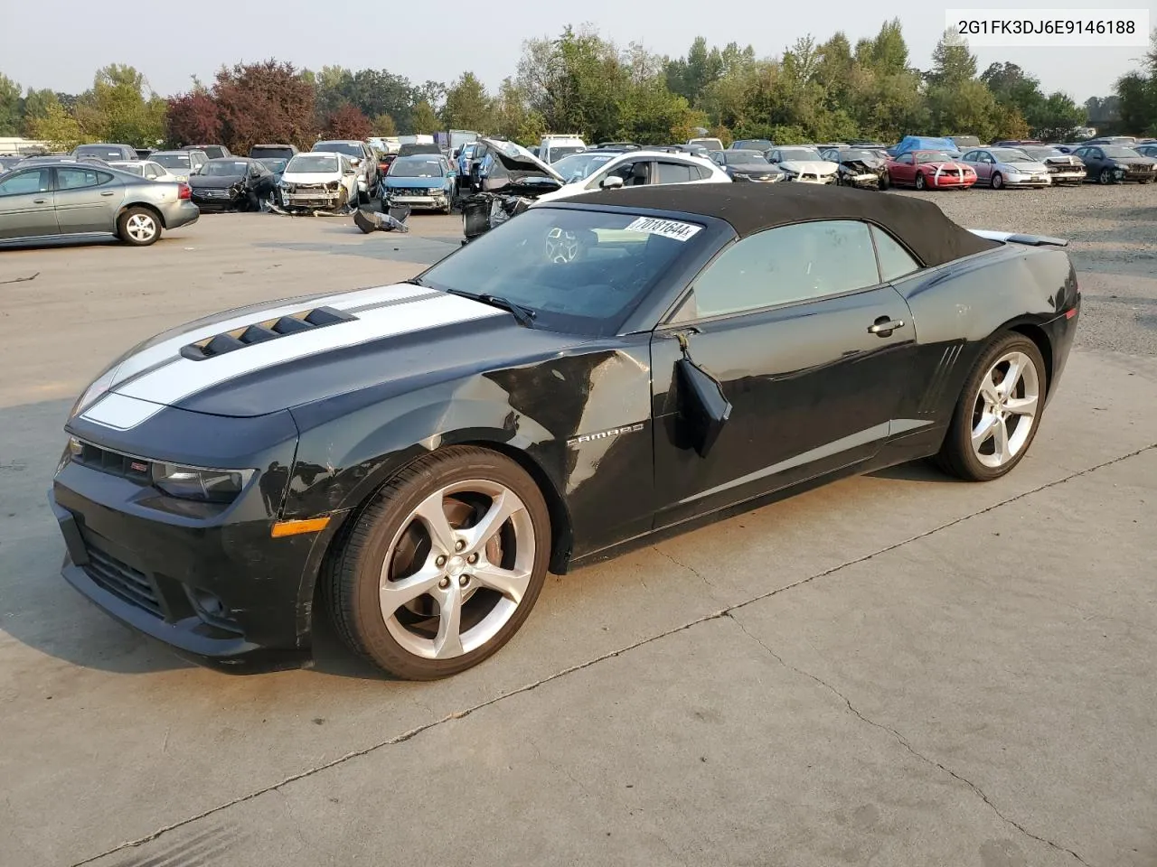 2014 Chevrolet Camaro 2Ss VIN: 2G1FK3DJ6E9146188 Lot: 70181644