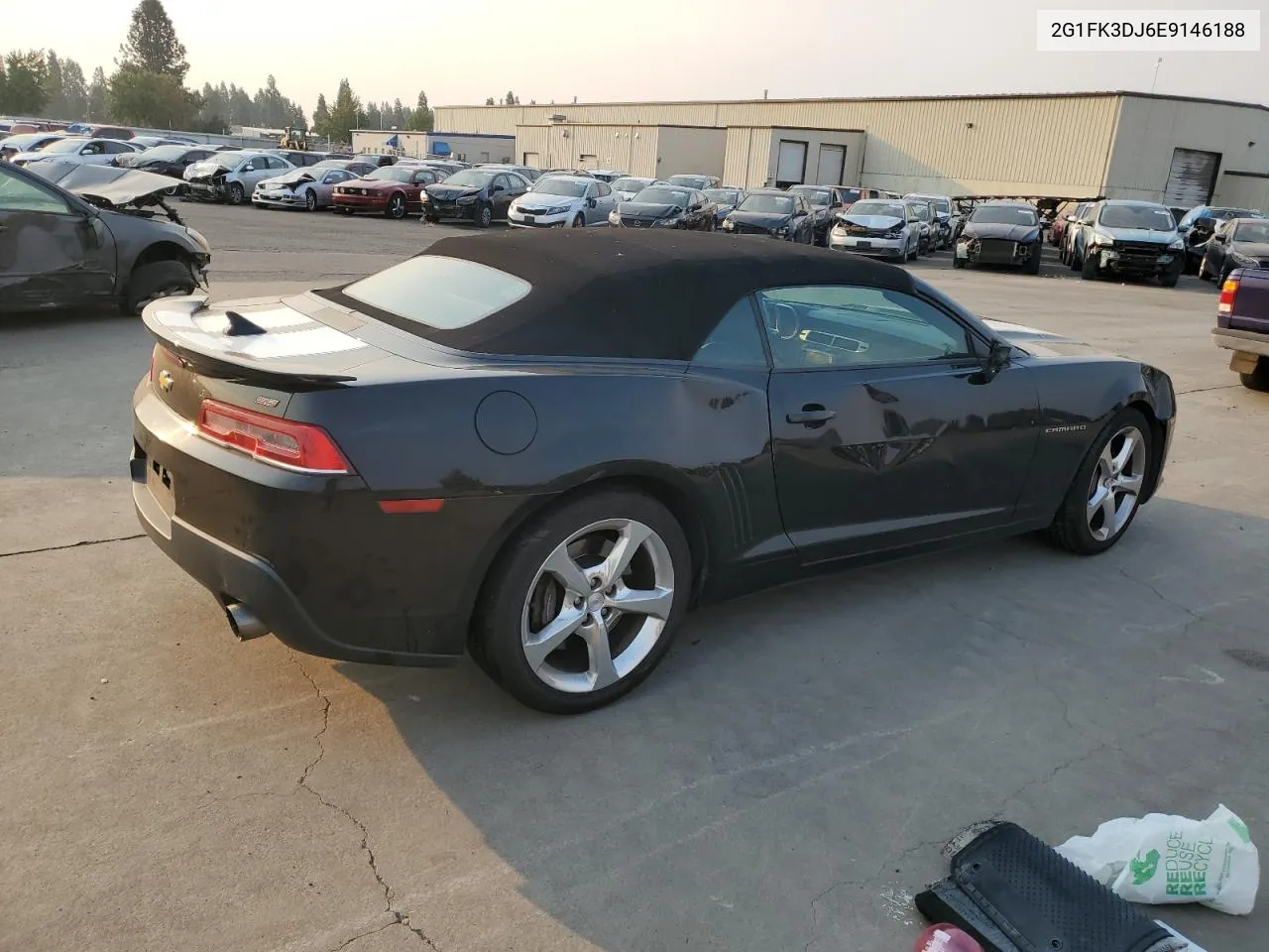 2G1FK3DJ6E9146188 2014 Chevrolet Camaro 2Ss