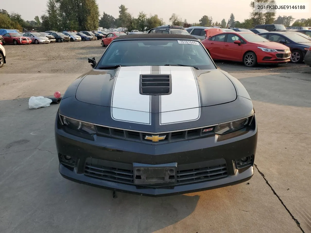 2014 Chevrolet Camaro 2Ss VIN: 2G1FK3DJ6E9146188 Lot: 70181644