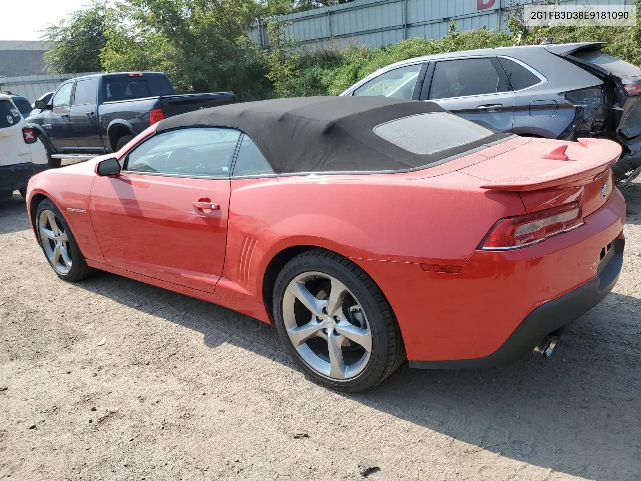 2G1FB3D38E9181090 2014 Chevrolet Camaro Lt