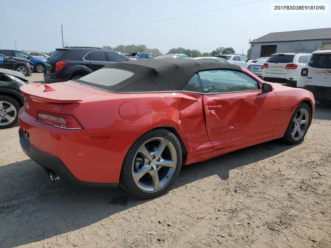 2G1FB3D38E9181090 2014 Chevrolet Camaro Lt