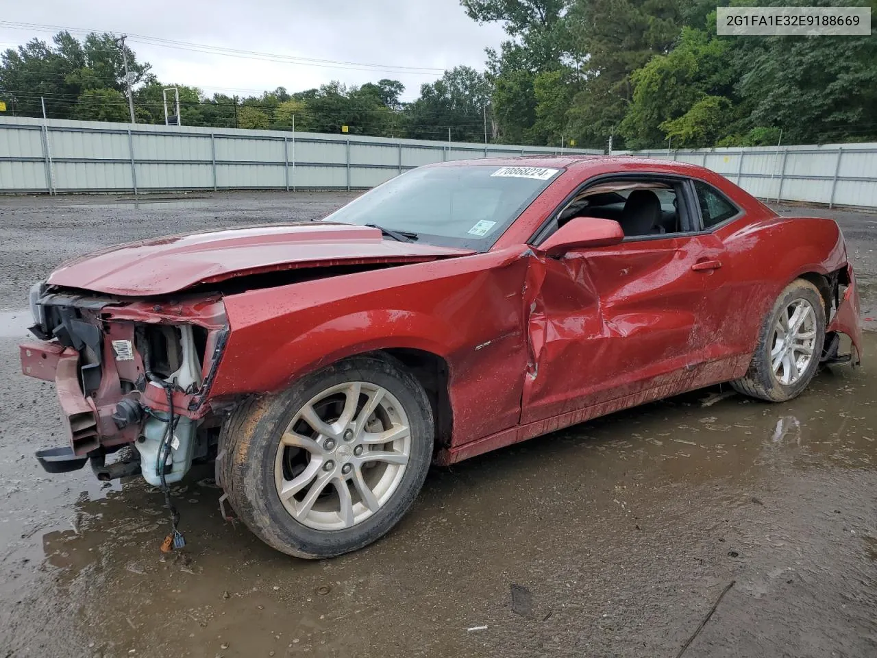 2014 Chevrolet Camaro Ls VIN: 2G1FA1E32E9188669 Lot: 70868224