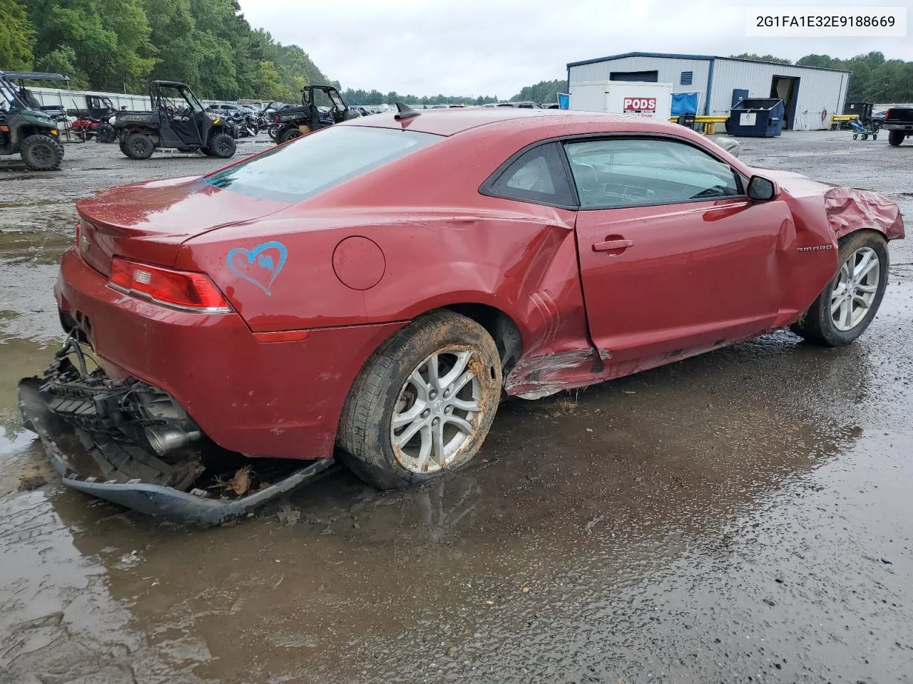 2014 Chevrolet Camaro Ls VIN: 2G1FA1E32E9188669 Lot: 70868224