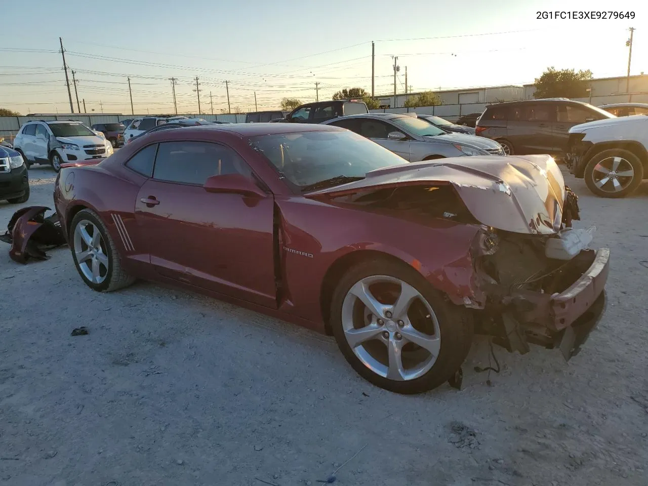 2014 Chevrolet Camaro Lt VIN: 2G1FC1E3XE9279649 Lot: 71078894