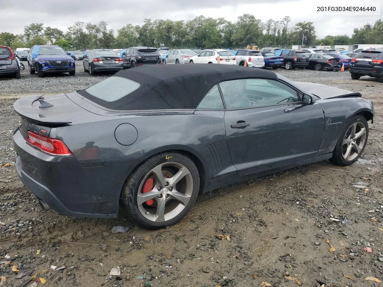 2014 Chevrolet Camaro Lt VIN: 2G1FG3D34E9246440 Lot: 71283994