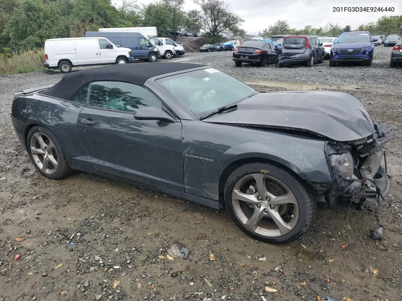 2014 Chevrolet Camaro Lt VIN: 2G1FG3D34E9246440 Lot: 71283994