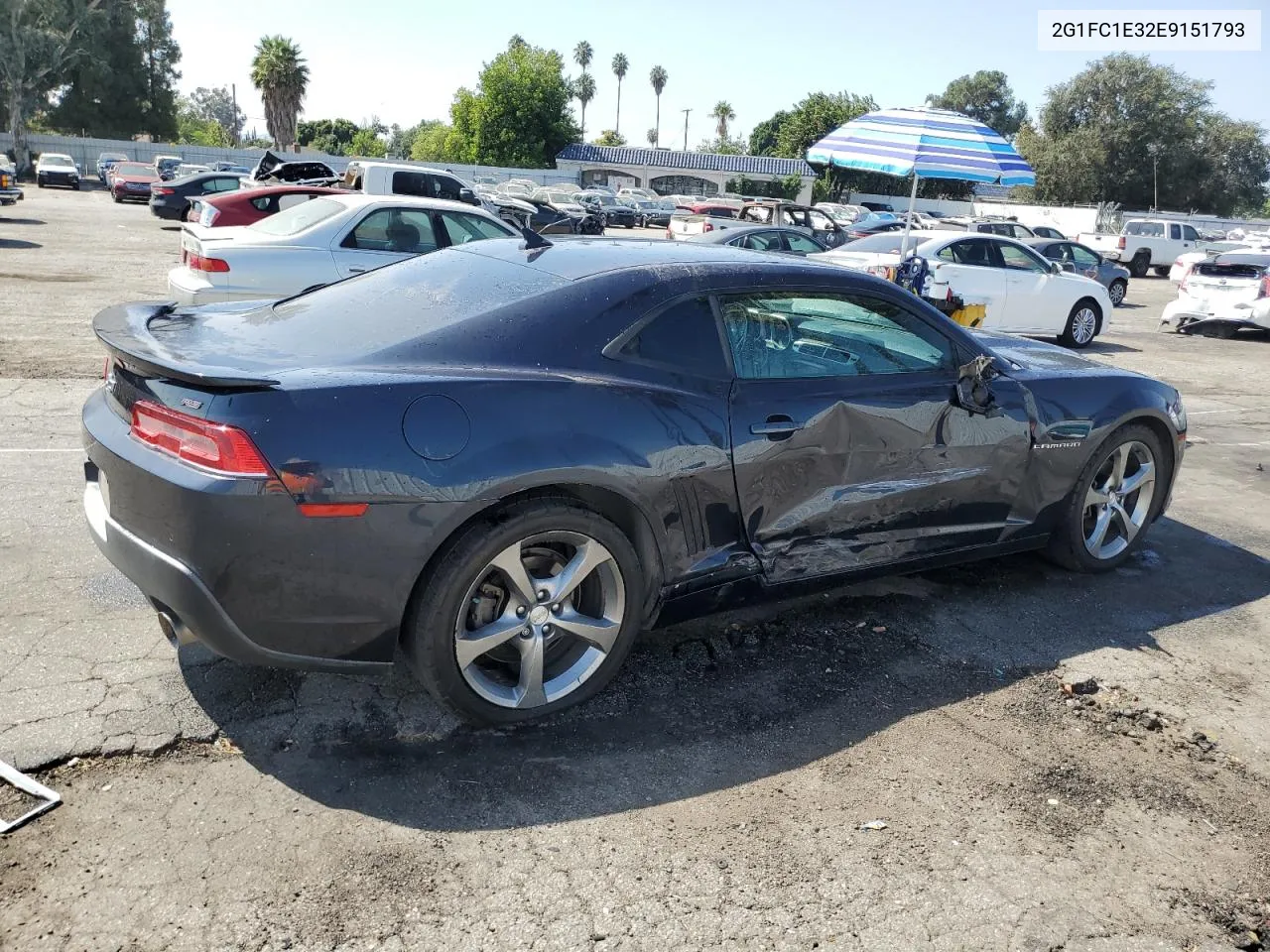 2014 Chevrolet Camaro Lt VIN: 2G1FC1E32E9151793 Lot: 71465644