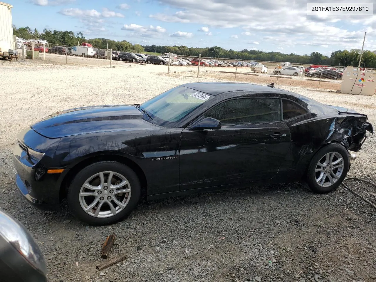 2014 Chevrolet Camaro Ls VIN: 2G1FA1E37E9297810 Lot: 72222994