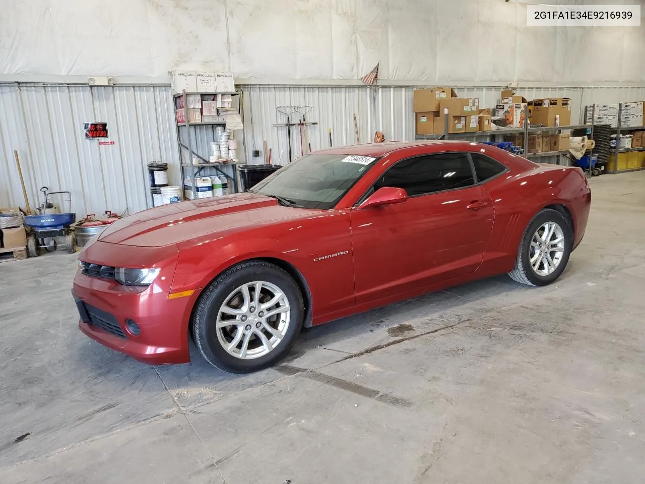 2014 Chevrolet Camaro Ls VIN: 2G1FA1E34E9216939 Lot: 72348514